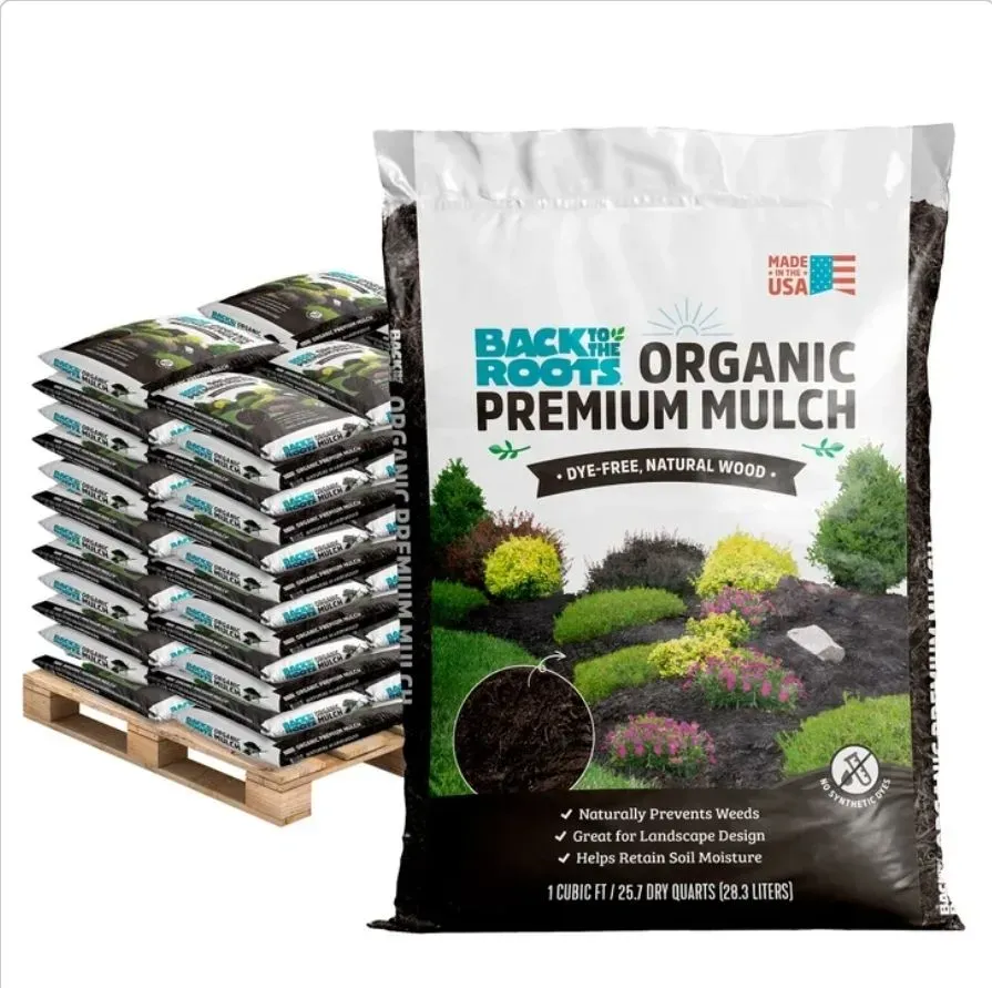 *** Pallet of 60 *** Back to the Roots 60 Cubic Feet Organic Mulch - image 1