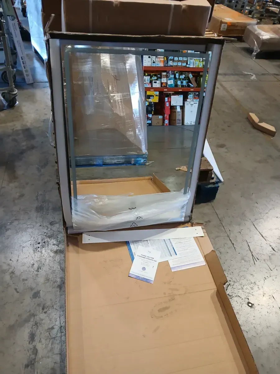 40 in. W x 28" H Rectangular Frameless LED Light Anti-Fog Dimmable Color Temperature Change Wall Bathroom Vanity Mirror - image 3