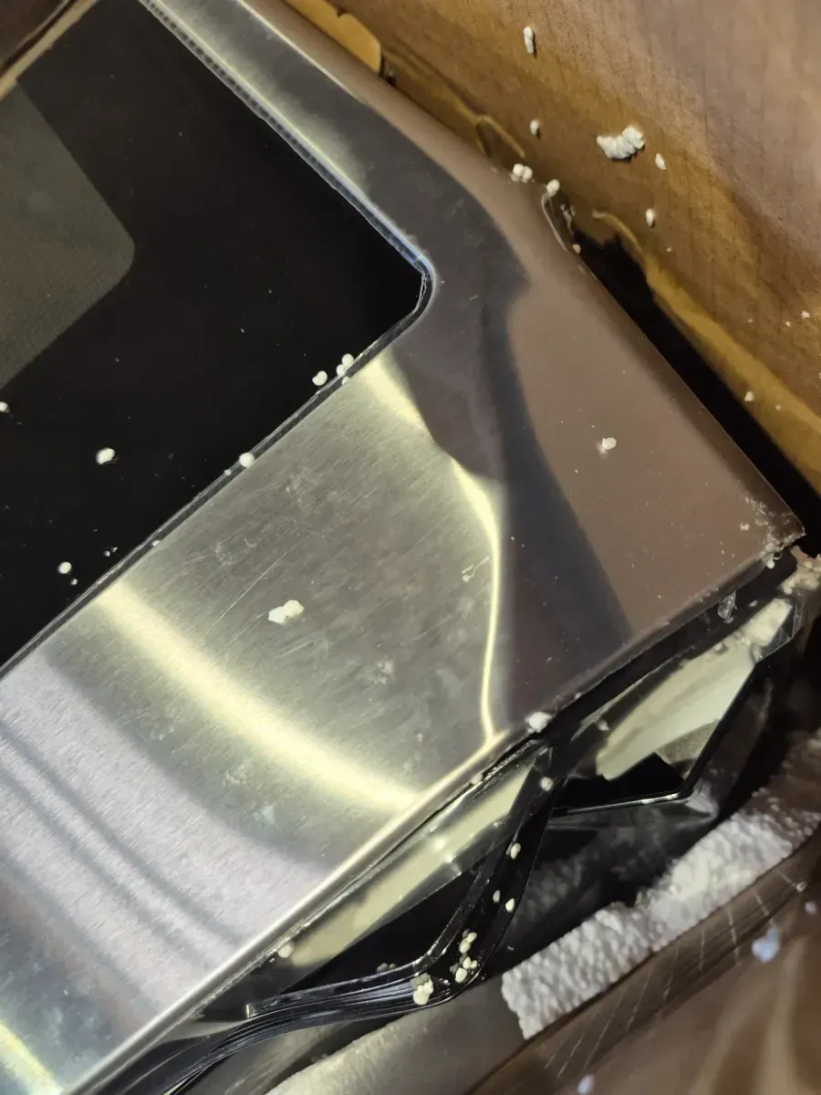 *has a dent* 2.1 cu. ft. 1000 W Fingerprint Resistant Stainless Steel Over-the-Range Microwave with Wi-Fi - image 4