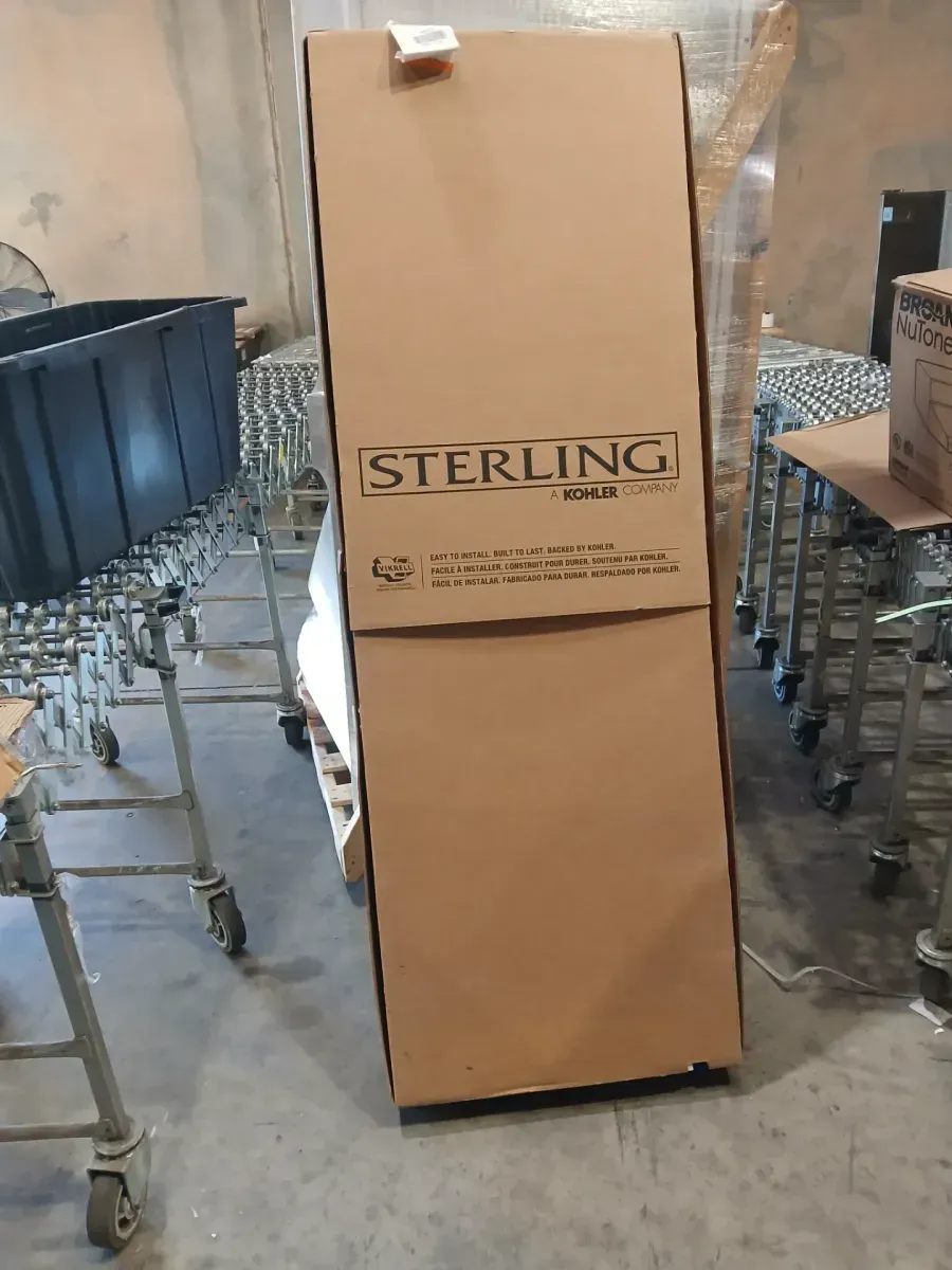 STORE+ 24 in. W x 74 in. H Five-Piece Direct-to-Stud Shower Wall Surround Alcove in White - image 2