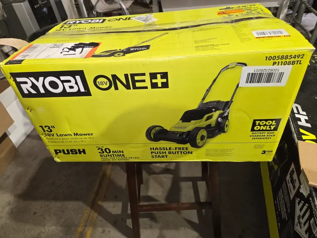 ***It doesn't come with the battery.***ONE+ 18V 13 in. Cordless Battery Walk Behind Push Lawn Mower (Tool Only) - image 6