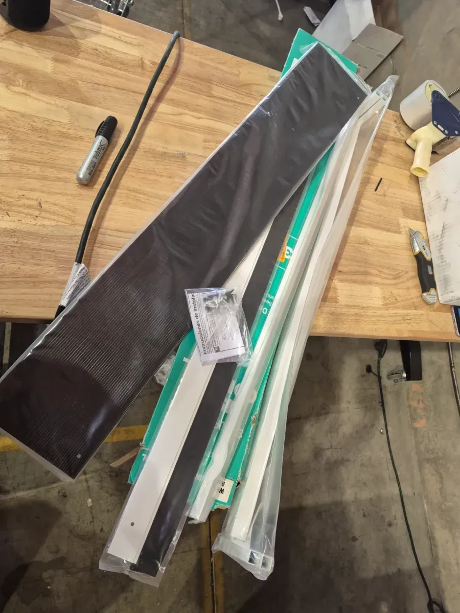 White Security Door Seal Kit - image 4