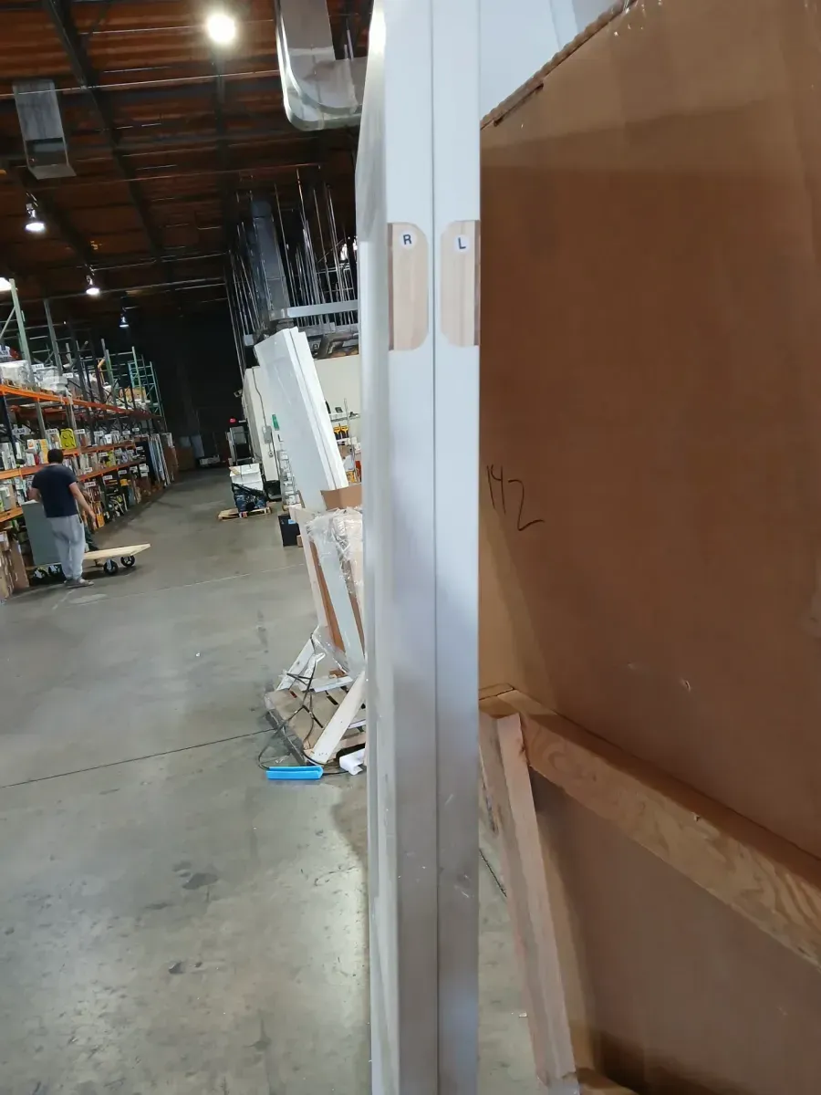 24 in. x 80 in. x 1-3/8 in. Shaker White Primed 1-Panel Solid Core Wood Interior Slab Door - image 7