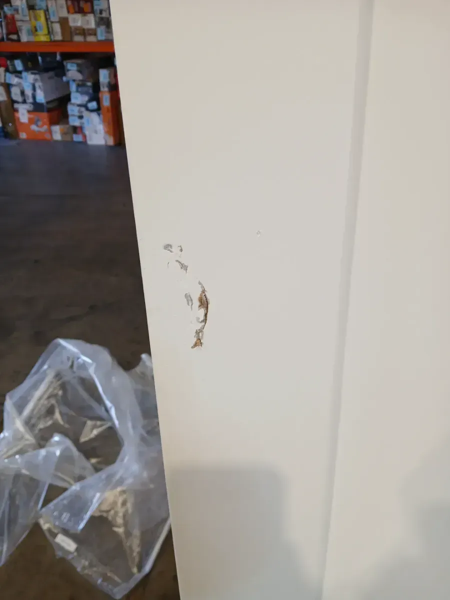 24 in. x 80 in. x 1-3/8 in. Shaker White Primed 1-Panel Solid Core Wood Interior Slab Door - image 7