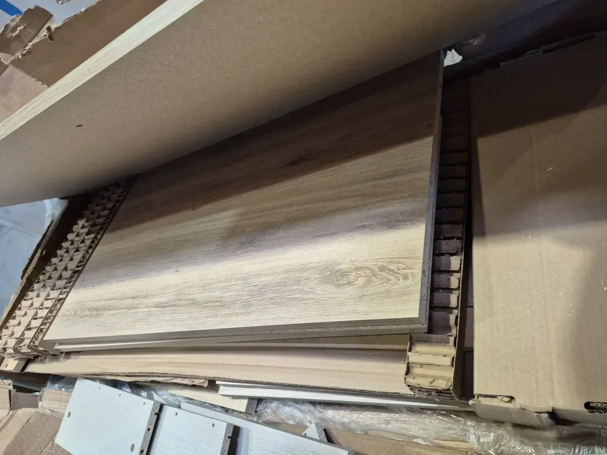 *** It is a different color.***  6-Drawer Rustic Oak Dresser - image 4