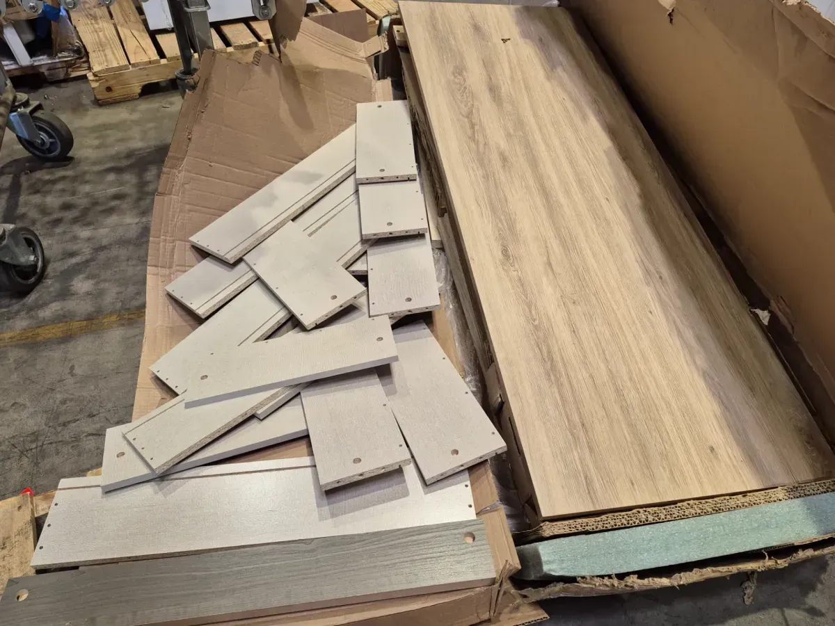 *** It is a different color.***  6-Drawer Rustic Oak Dresser - image 3