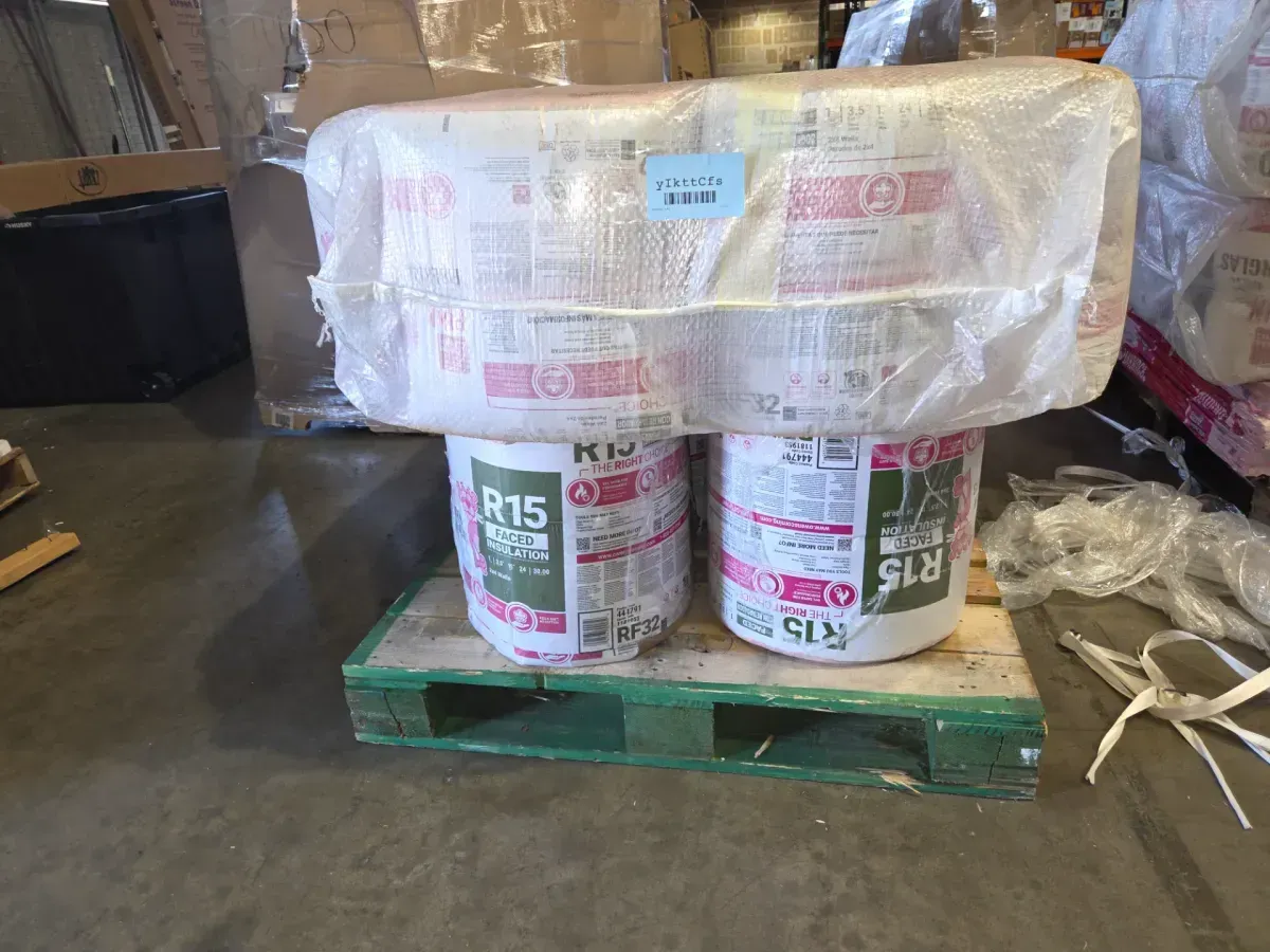 *** pack of 18 ***R- 15 Faced Fiberglass Insulation Roll 15 in. x 24 ft. (1 Roll) - image 2