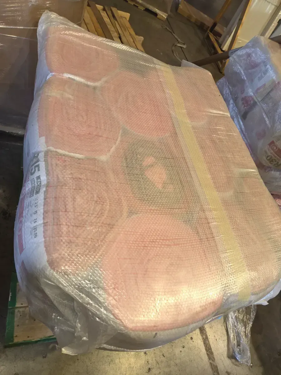 *** pack of 18 ***R- 15 Faced Fiberglass Insulation Roll 15 in. x 24 ft. (1 Roll) - image 3