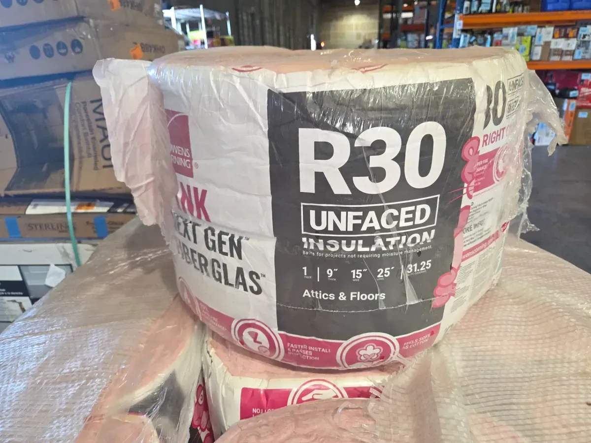 ***pack of 14***R- 30 Unfaced Fiberglass Insulation Roll 15 in. x 25 ft. (1 Roll) - image 3