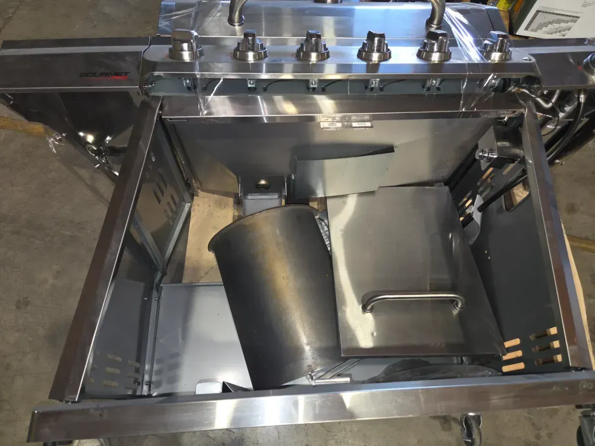 Gourmet Pro 6-Burner Stainless Steel Propane Gas Grill with Searing Side Burner and Griddle Max Insert - image 3