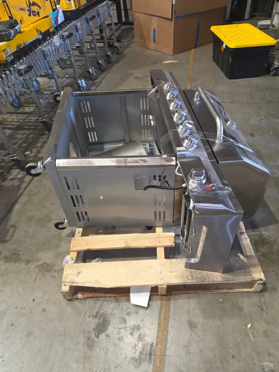 Gourmet Pro 6-Burner Stainless Steel Propane Gas Grill with Searing Side Burner and Griddle Max Insert - image 4