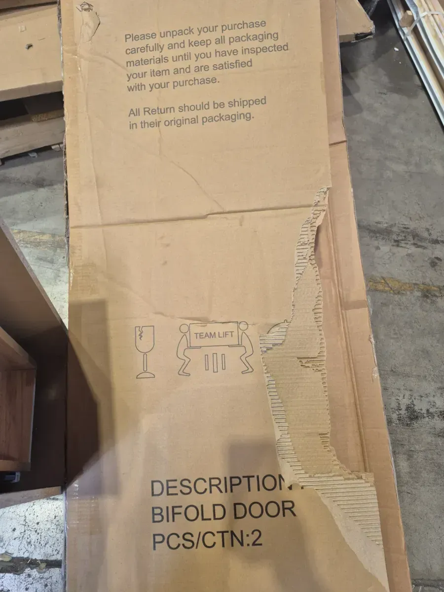 Krosswood Doors 28 in. x 80 in. Shaker 2-Panel Primed Solid Core MDF Interior Door Slab - image 1