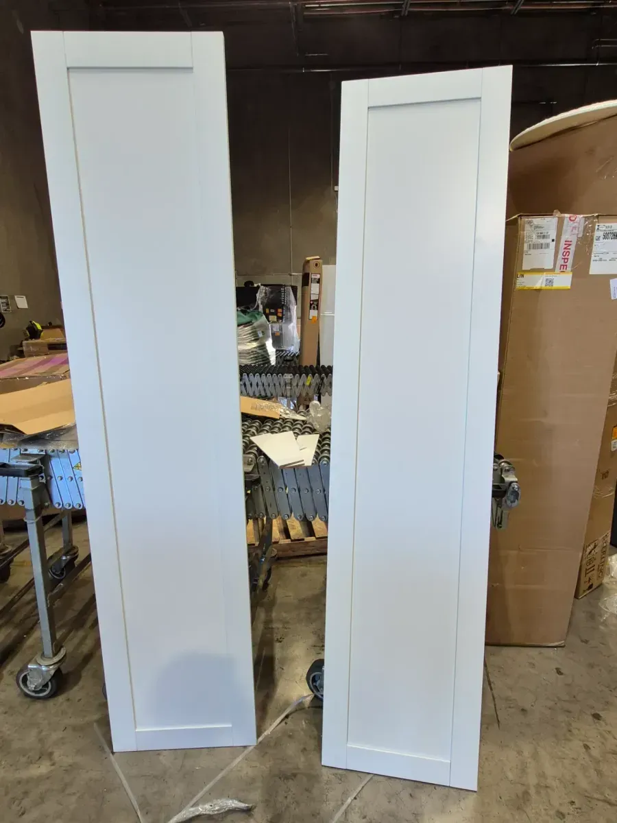 Krosswood Doors 28 in. x 80 in. Shaker 2-Panel Primed Solid Core MDF Interior Door Slab - image 2