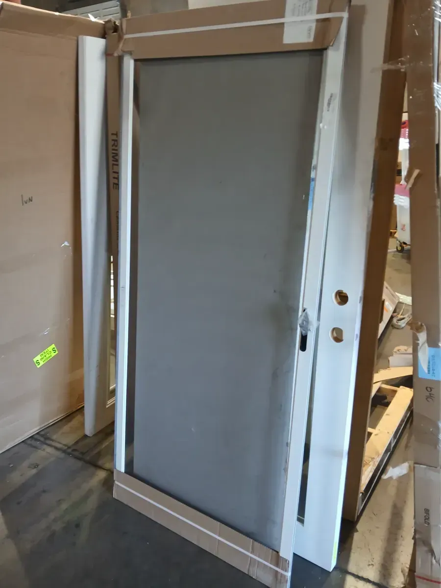 Full View 36 in. x 80 in. White Storm Door12 - image 1