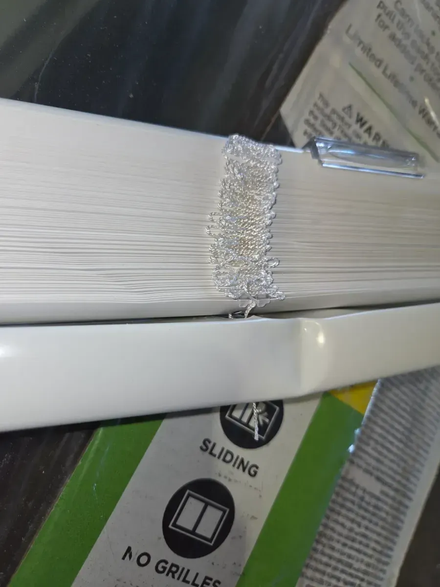 White Cordless Room Darkening Vinyl Mini Blinds with 1 in. Slats-65 in. W x 72 in. L (Actual Size 64.5 in. W x 72 in. L) - image 3