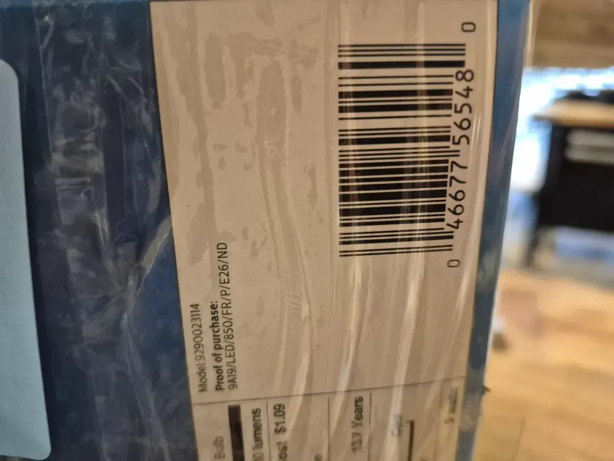 60-Watt Equivalent A19 Non-Dimmable E26 LED Light Bulb With EyeComfort Technology Daylight 5000K (10-Pack) - image 2