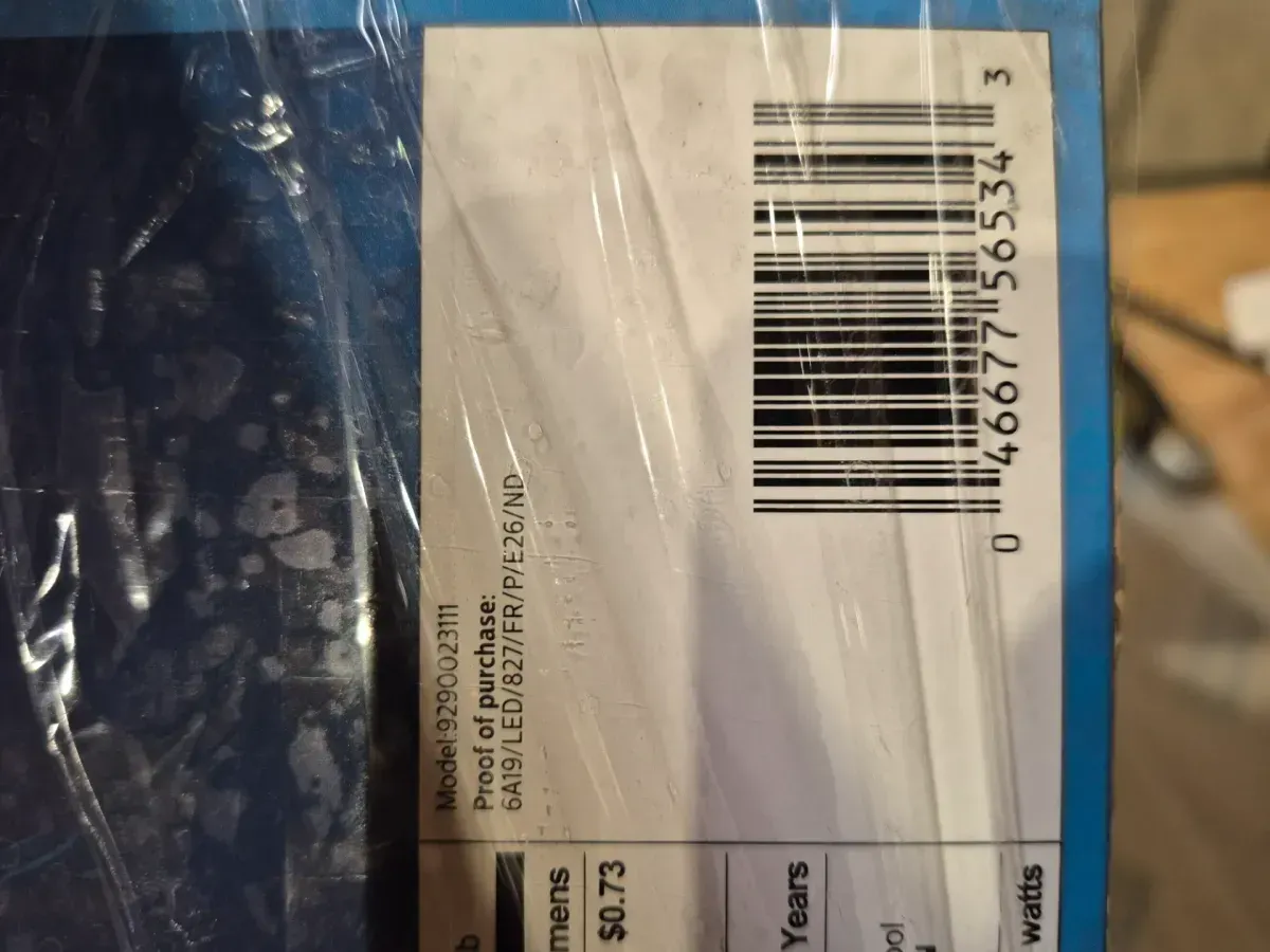 60-Watt Equivalent A19 Non-Dimmable E26 LED Light Bulb With EyeComfort Technology Daylight 5000K (10-Pack) - image 3