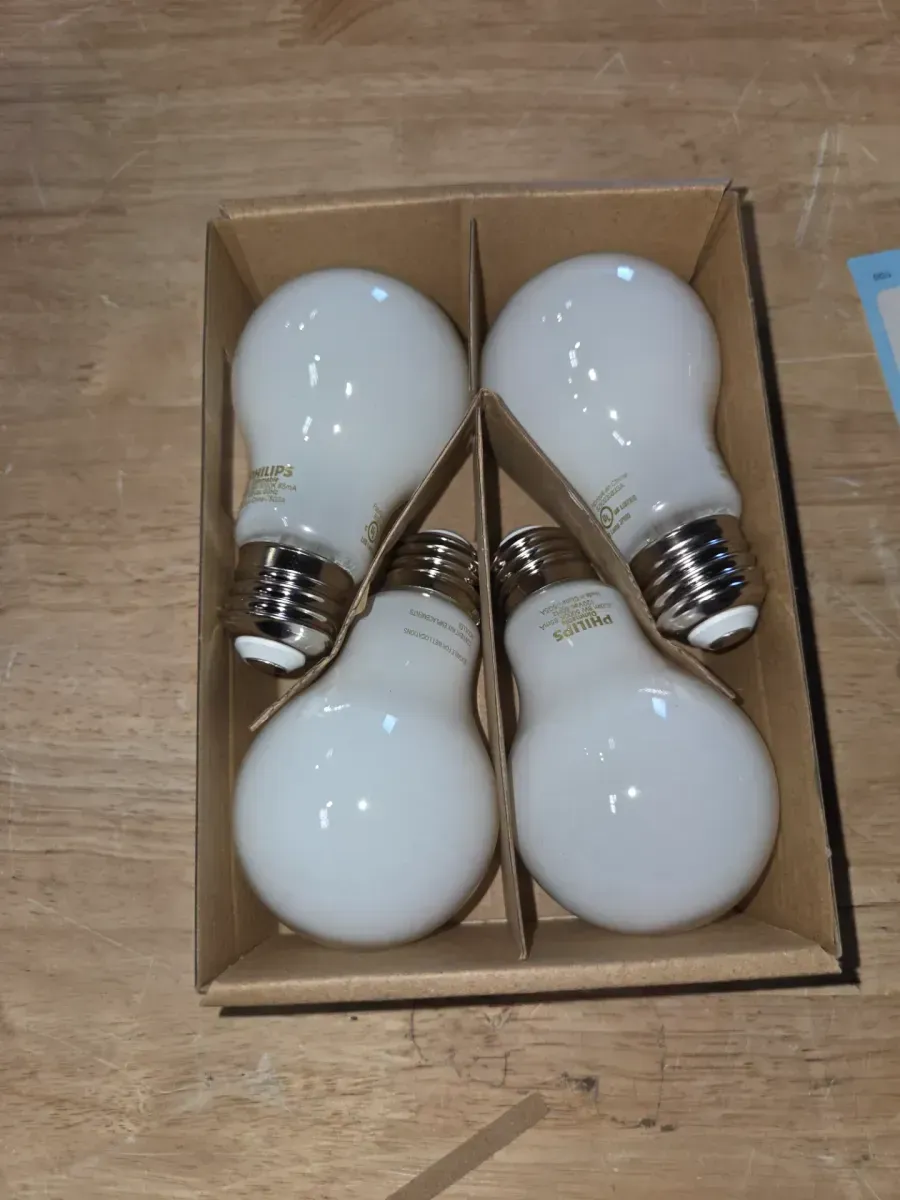 ****Pack of 10***60-Watt Equivalent A19 Ultra Definition Dimmable E26 LED Light Bulb With EyeComfort Technology Daylight 5000K (4-Pack) - image 2