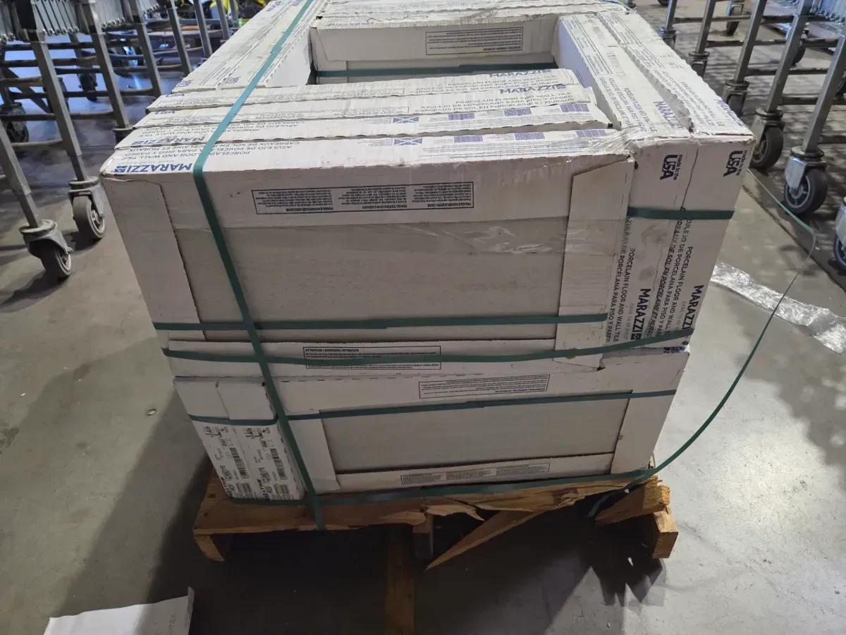 *** case of 24 (374.4 sq. ft. /case)Modern Renewal Parchment 12 in. x 24 in. Glazed Porcelain Floor and Wall Tile (15.6 sq. ft. /case) - image 2