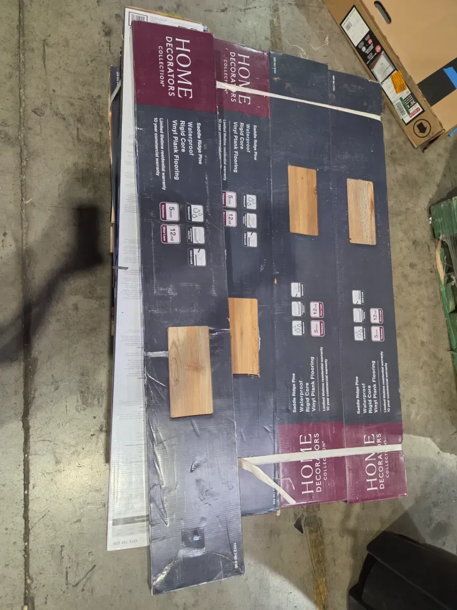 ***case of 18(427.86 sq. ft./Case) Saddle Ridge 12 MIL x 7 in. W x 48 in. L Waterproof Click Lock Luxury Vinyl Plank Flooring (23.77 sq. ft./Case) - image 2