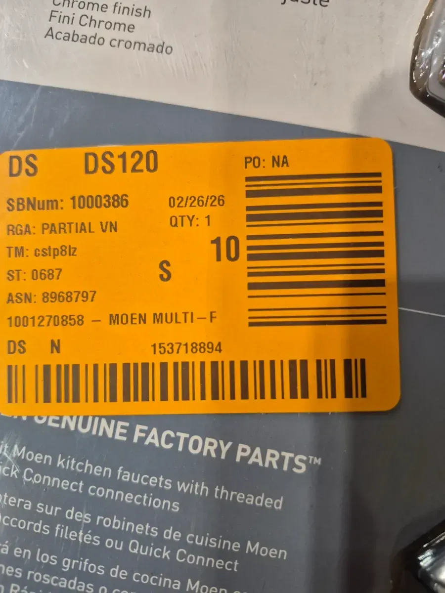 Universal Kitchen Faucet Side Spray in Chrome - image 2