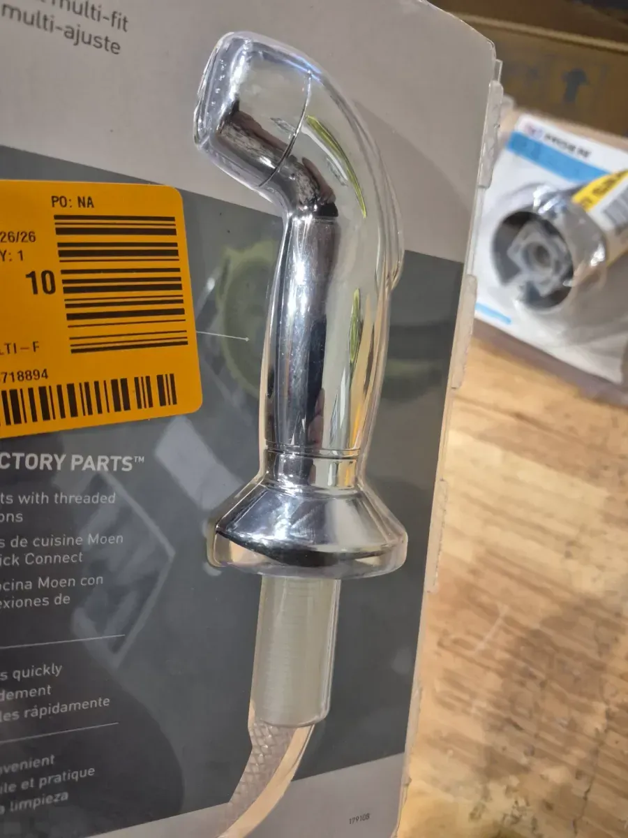 Universal Kitchen Faucet Side Spray in Chrome - image 3