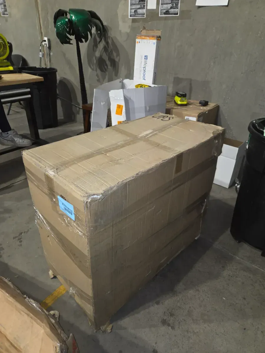 Leyna Beige Faux Shagreen 29.9 in. Accent Cabinet - image 8