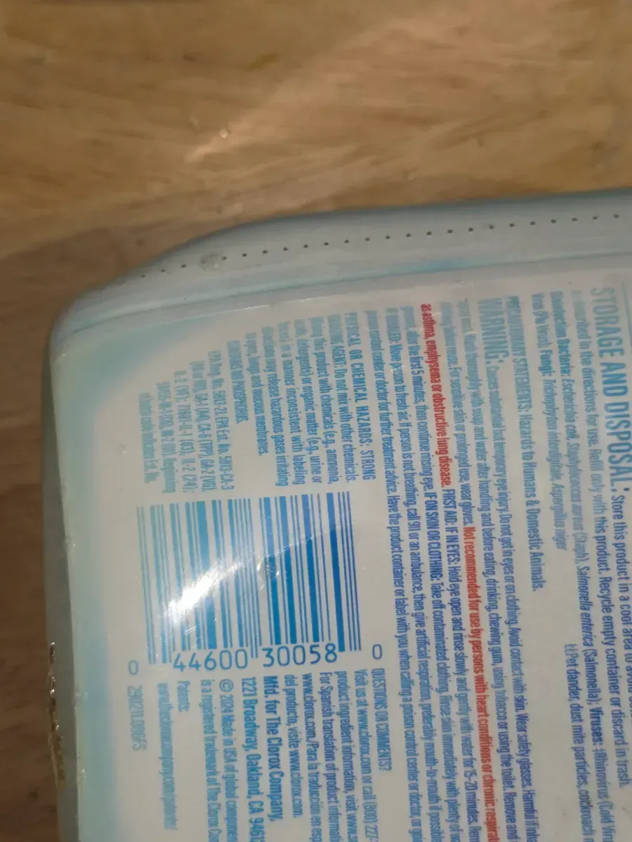 *** Pack of 6 *** Clean-Up 32 oz. Rain Clean Scent All-Purpose Cleaner with Bleach Spray - image 3