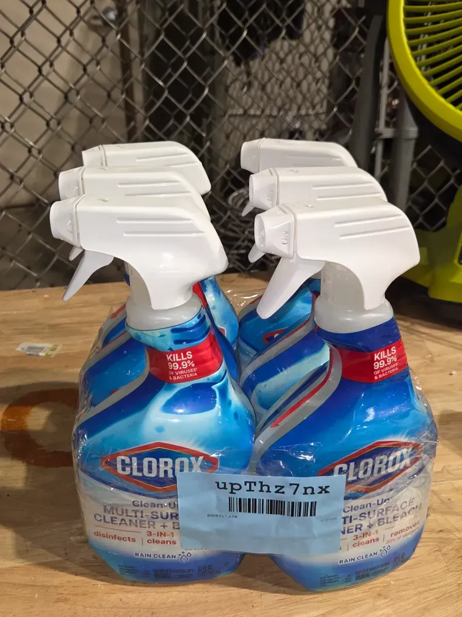 *** Pack of 6 *** Clean-Up 32 oz. Rain Clean Scent All-Purpose Cleaner with Bleach Spray - image 5