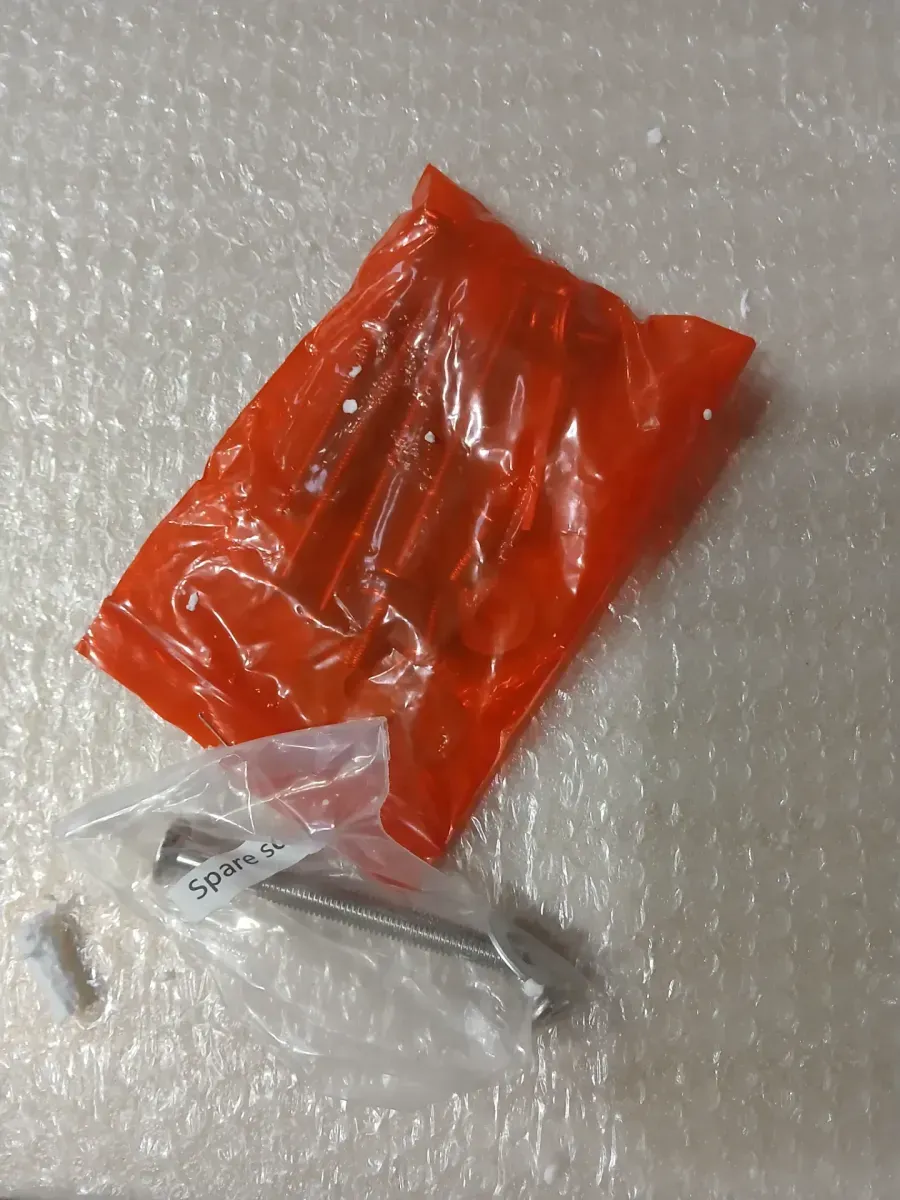 Modern C-Shaped End Table with Faux Marble Base and Gold Frame - image 2