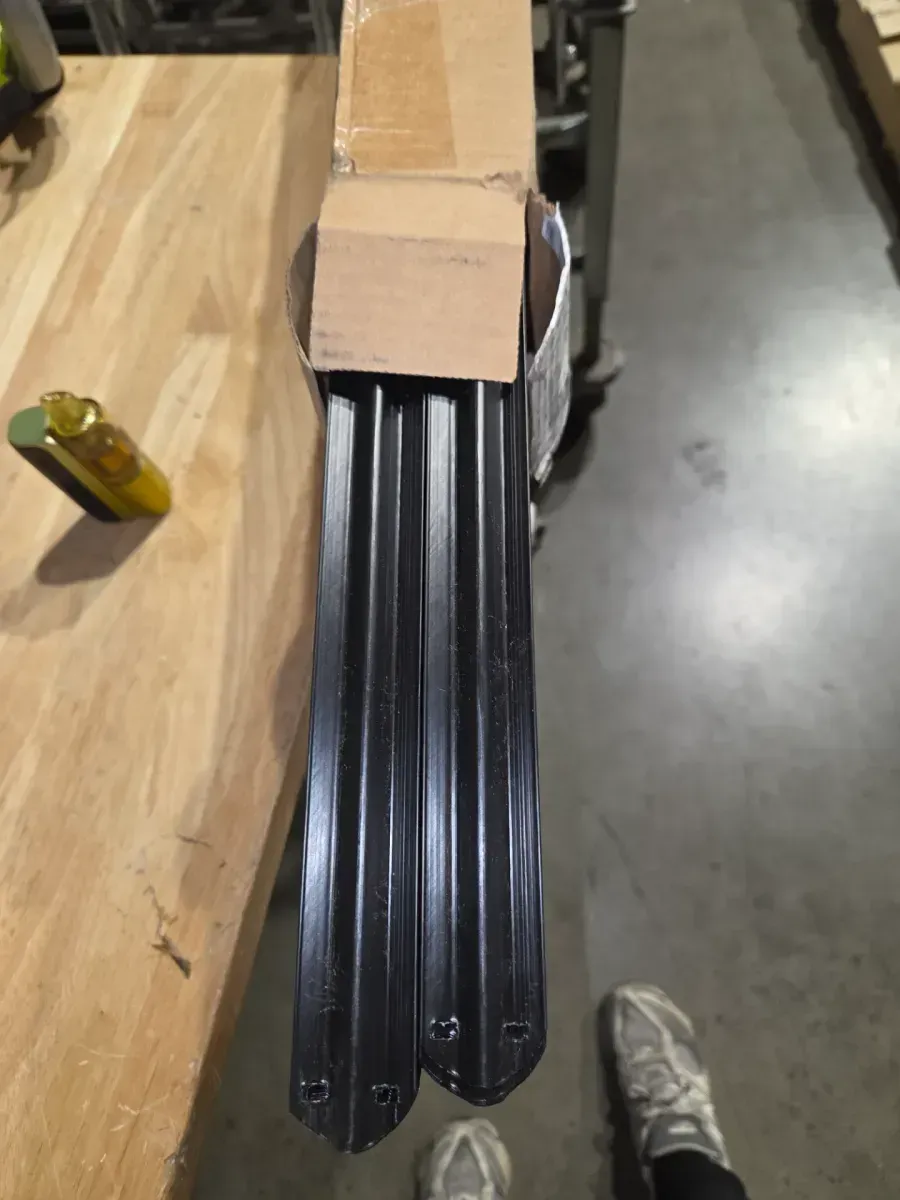 6 ft. x 10 ft. Composite Vinyl Black Chain Link Privacy Fence Slat - image 3