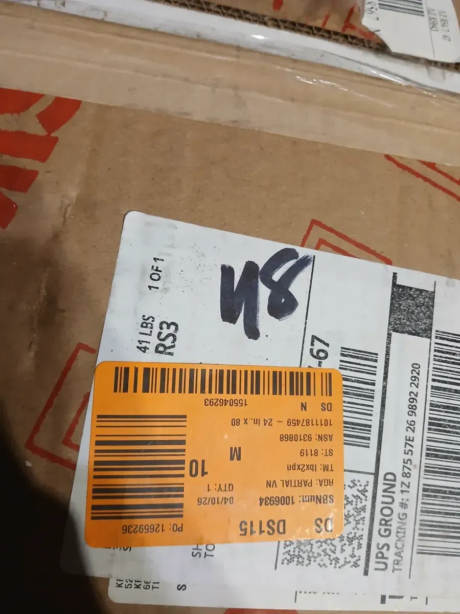 24 in. x 80 in. Shaker 1-Panel Solid Core Primed Wood MDF Interior Bifold Door with Hardware - image 3