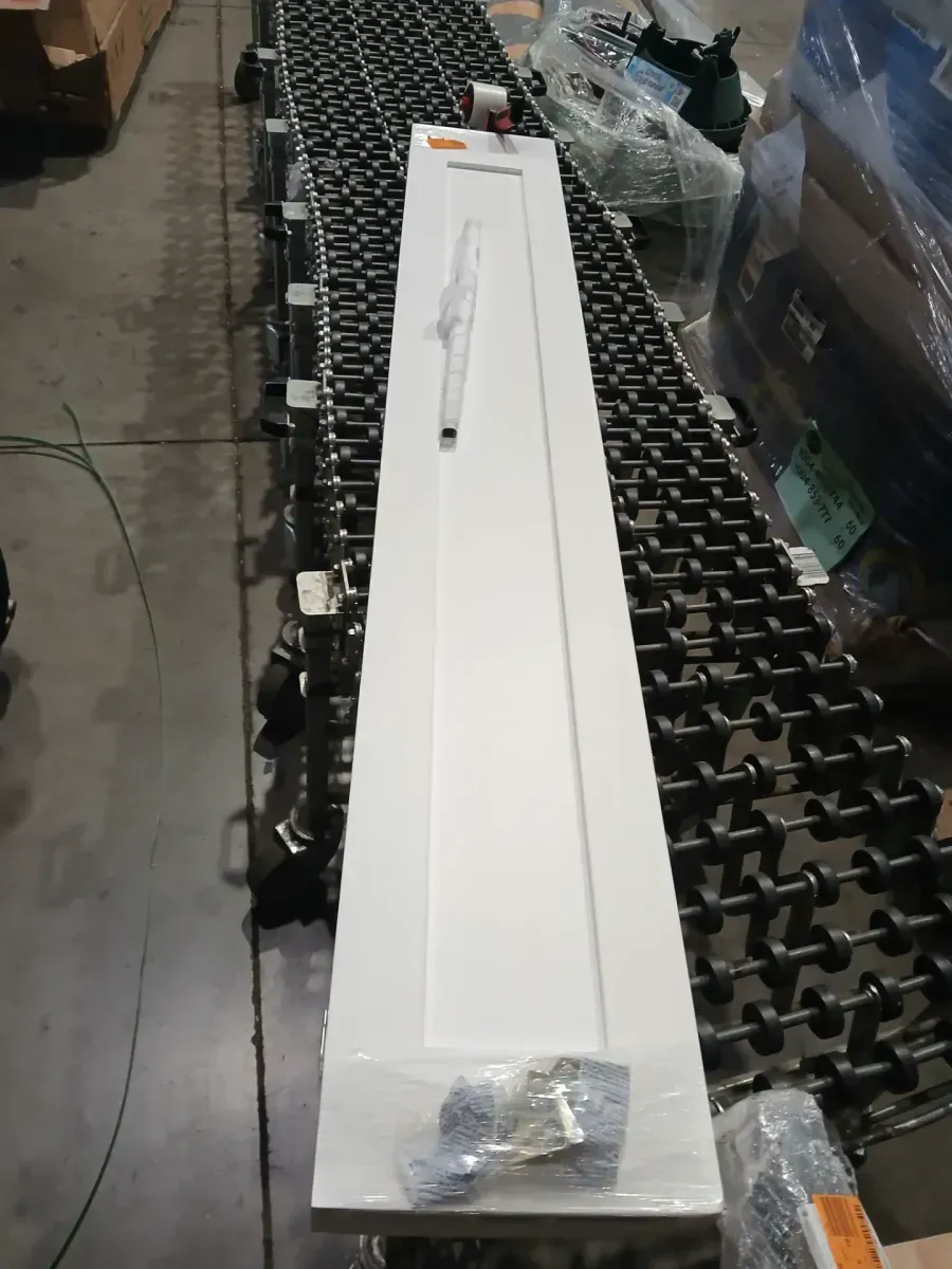 24 in. x 80 in. Shaker 1-Panel Solid Core Primed Wood MDF Interior Bifold Door with Hardware - image 6