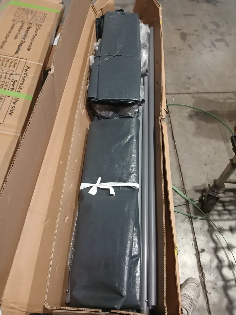 Walsunny Carport, 78x15x10 in  ft Heavy Duty Carport Canopy with Roll-up Windows, Portable Garage with Removable Sidewalls & Doors, Car Canopy with All-Season Tarp for Car, Truck, Boat - image 3