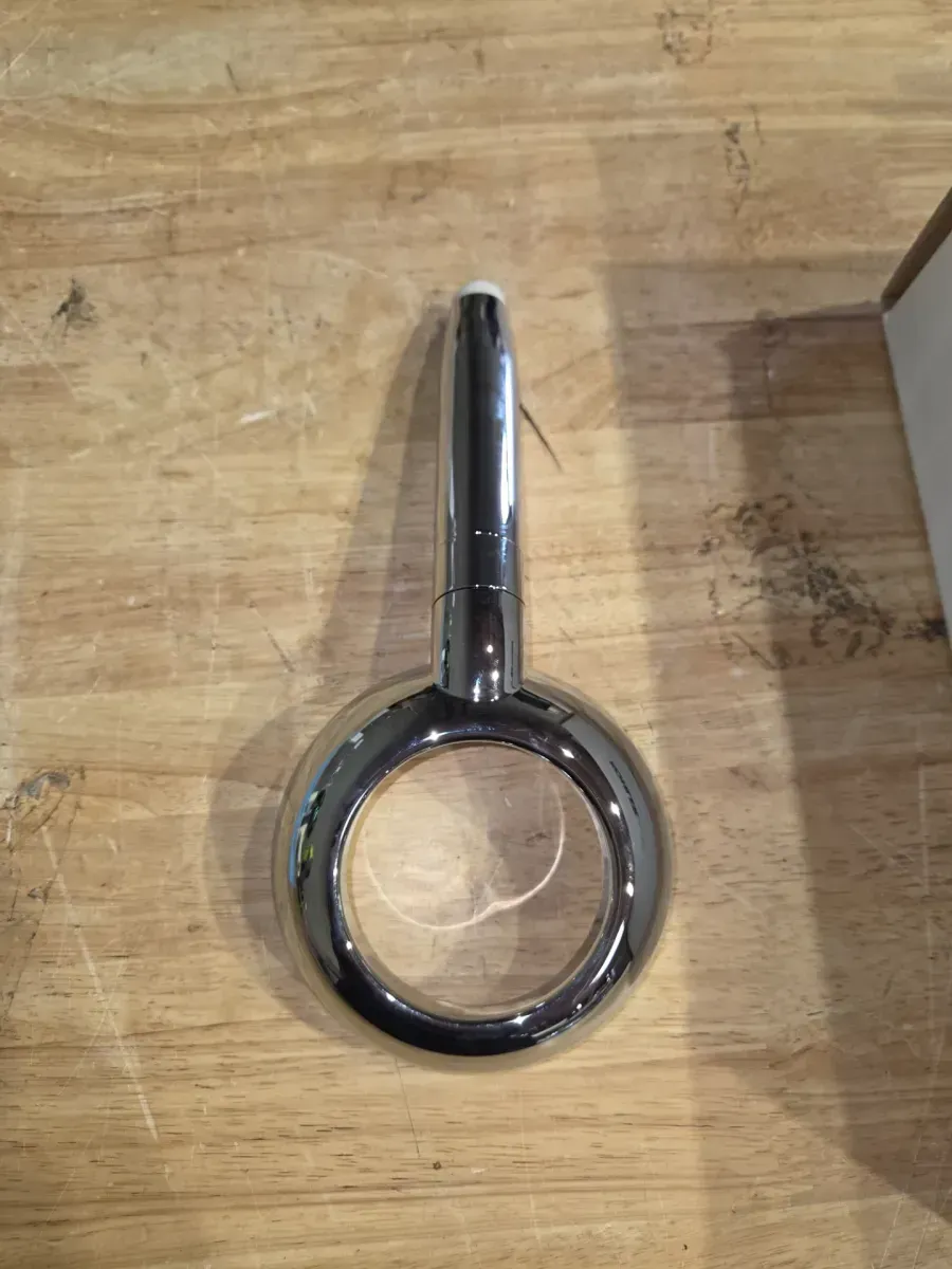 Statement VES 1-Spray Patterns with 1.5 GPM 6 in. Wall Mount Handheld Shower Head in Polished Chrome - image 3