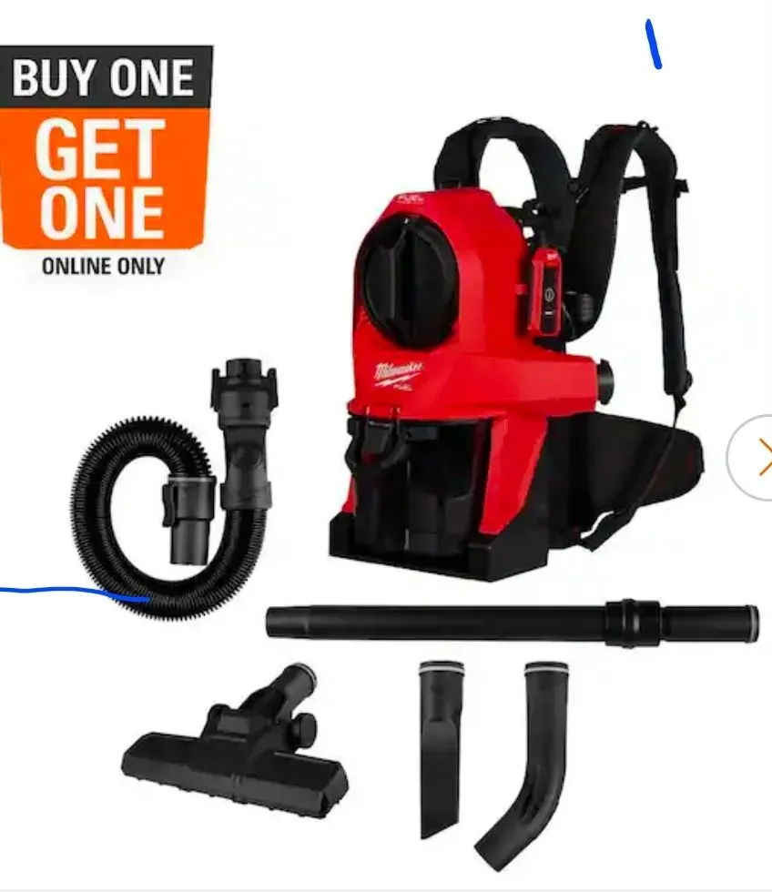 *** I missing accesories, not batterry *** M18 FUEL 18-Volt Lithium-Ion Brushless Red HEPA Multisurface 1 Gal. Cordless 3-in-1 Backpack Vacuum (Vacuum-Only) - image 1
