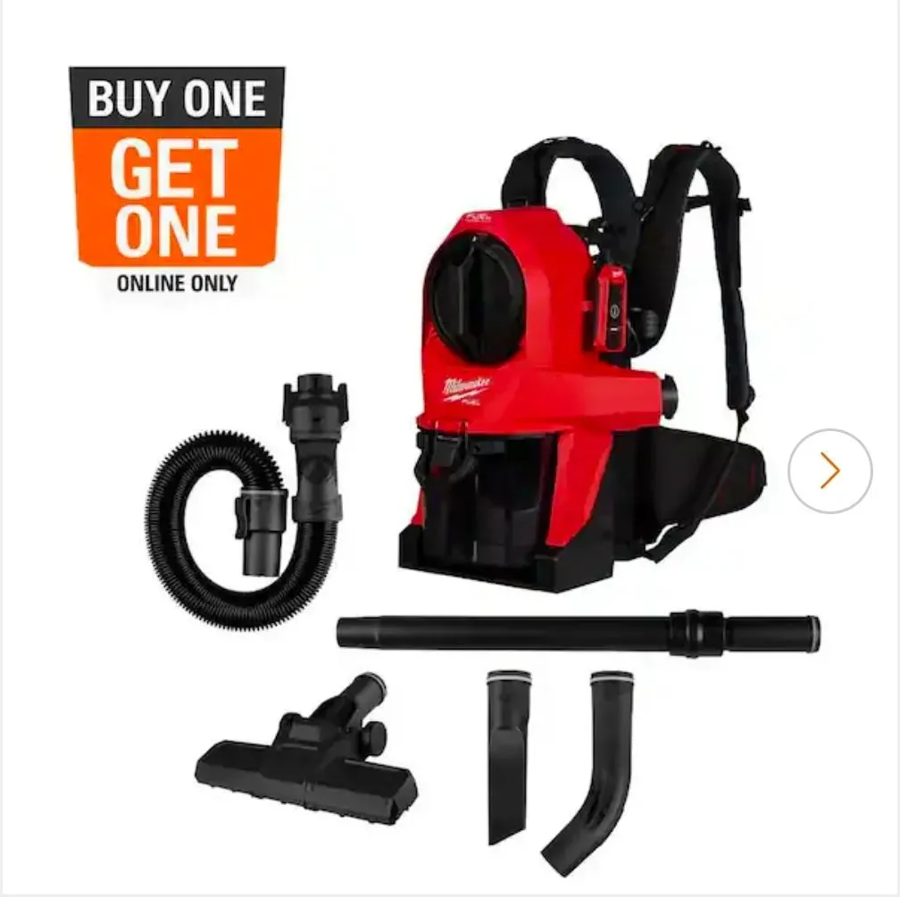*** I missing accesories and battery *** M18 FUEL 18-Volt Lithium-Ion Brushless Red HEPA Multisurface 1 Gal. Cordless 3-in-1 Backpack Vacuum (Vacuum-Only) - image 1