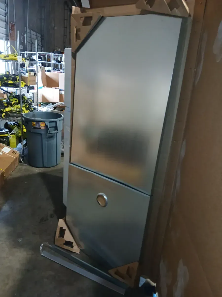 30 in. Galvanized Steel Water Heater Enclosure - image 2