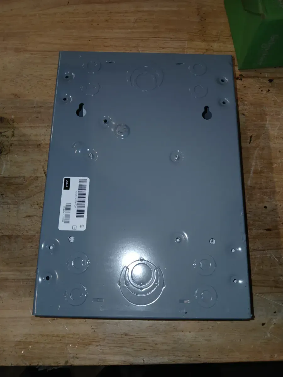 Homeline 100 Amp 6-Space 12-Circuit Indoor Flush Mount Main Lug Load Center with Cover No Door(HOM612L100FCP) - image 2