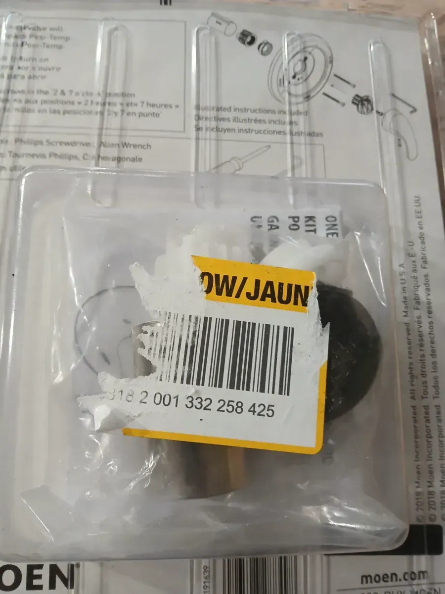 Moen Posi-Temp Tub Shower Valve Trim Kit Chrome 181119 - image 3