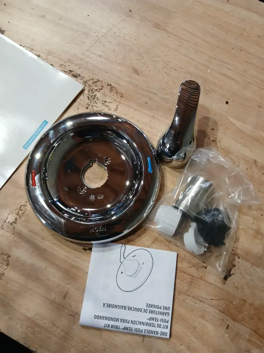 Moen Posi-Temp Tub Shower Valve Trim Kit Chrome 181119 - image 5