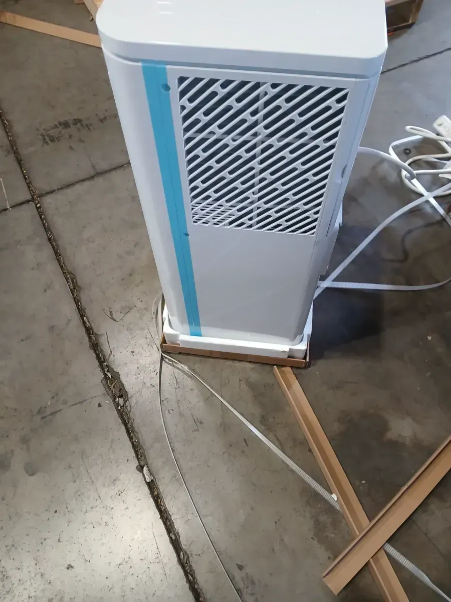 6,000 (DOE) BTU Portable Air Conditioner Cools 400 Sq. Ft. with Dehumidifier and Fan in White - image 5