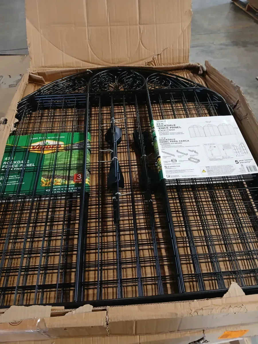 ***pack of 2***138.5 in. Metal Fence Panels (4-Pack) - image 3