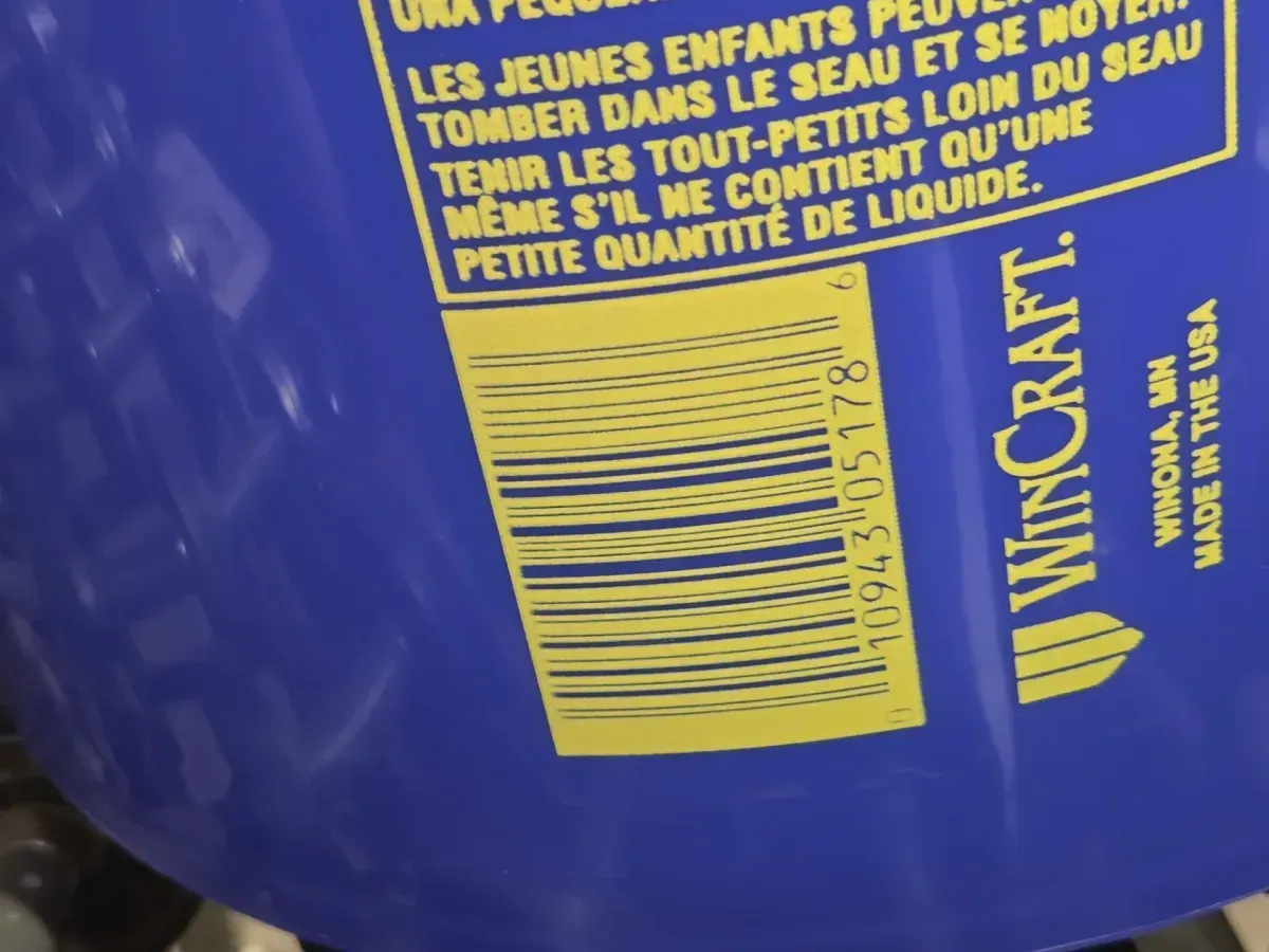 *** Pack of 5 *** 5 Gal. Rams NFL Bucket - image 3