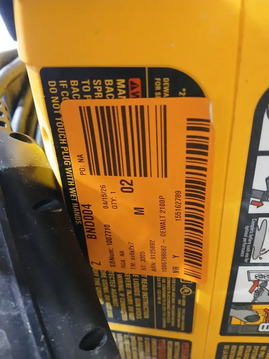 ***It is missing a few accessories***.2600 PSI 1.1 GPM 15 Amp Cold Water Electric Pressure Washer with Internal Equipment Storage w/15 in. Surface Cleaner - image 4