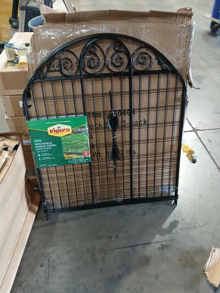 ***pack of 2***138.5 in. Metal Fence Panels (4-Pack) - image 3