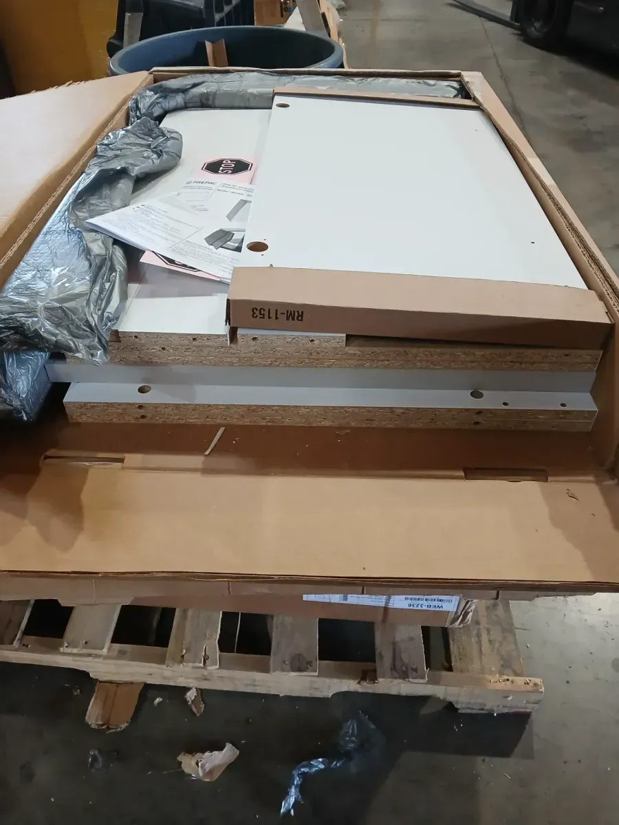 Wood Freestanding Garage Cabinet in White (32 in. W x 36 in. H x 24 in. D) - image 4