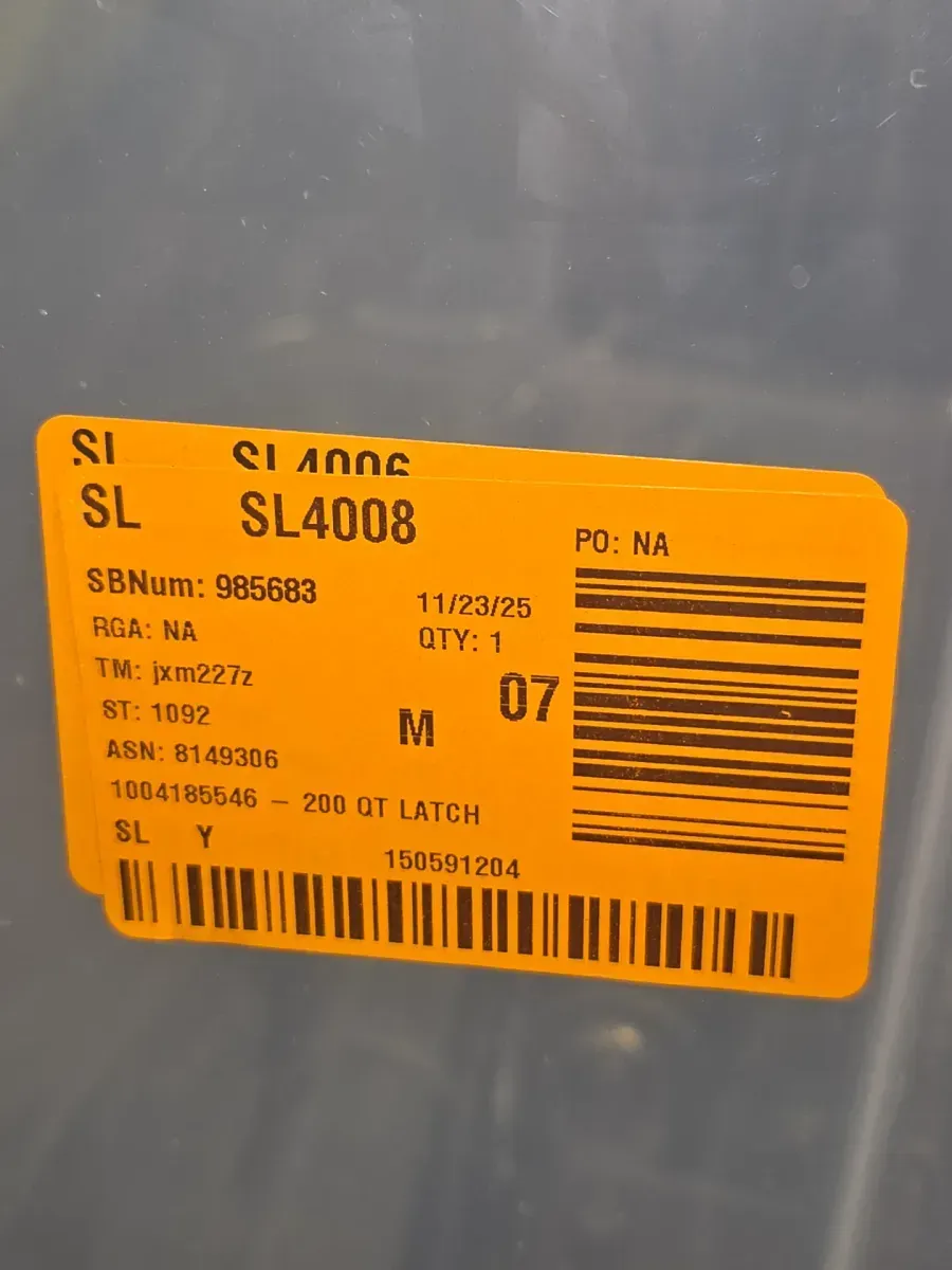 *** It doesn't come with a lid*** 50 Gal. Stacker Box - image 3