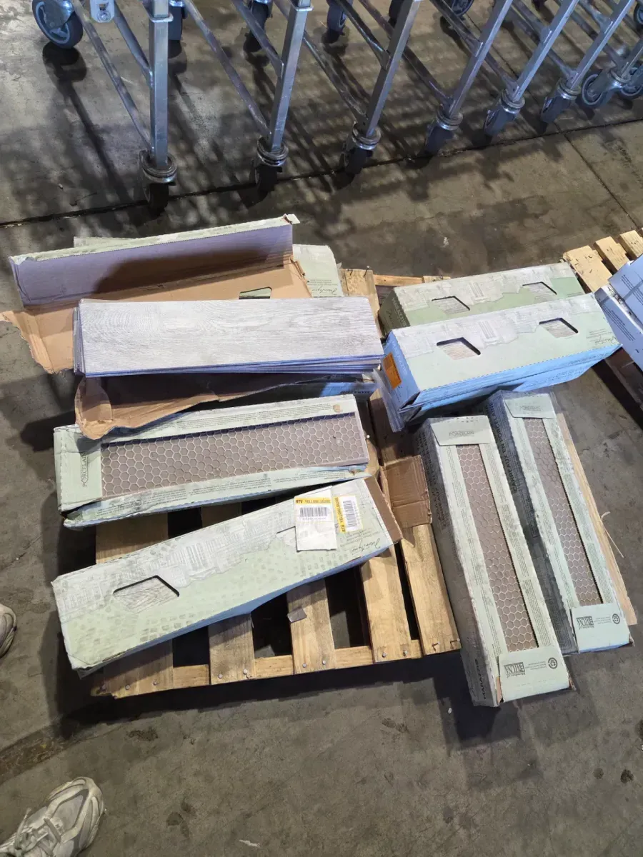 *** Case of 10 ( 145.3sq. ft. /Case) *** Montagna Dapple Gray 6 in. x 24 in. Porcelain Floor and Wall Tile (14.53 sq. ft. /Case - image 3