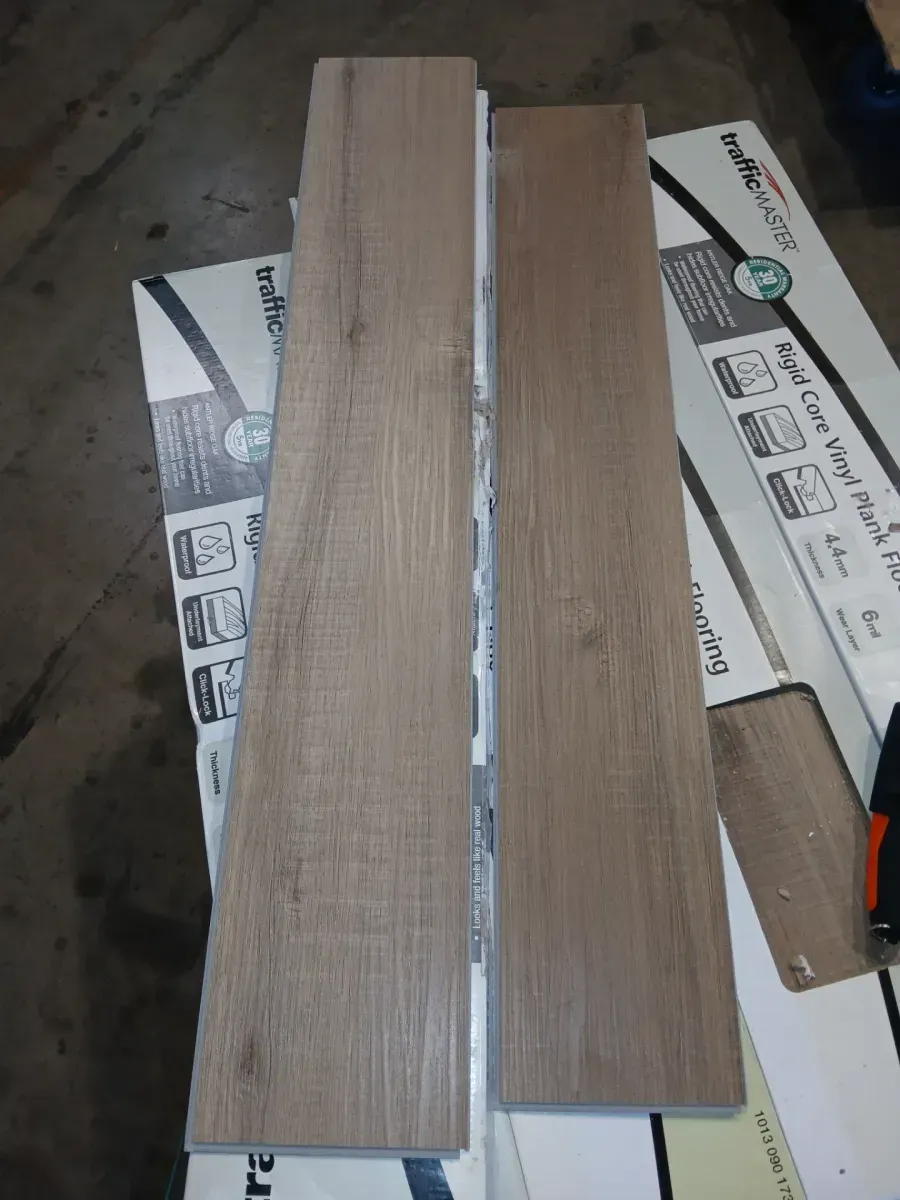 ***Saces of 36(862.2sq. ft./)***CaseAntler Ridge 6 MIL x 6 in. x 36 in. Rustic Brown Waterproof Click Lock Luxury Vinyl Plank Flooring (23.95) - image 1